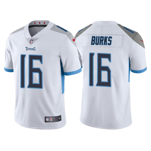 Men's White Tennessee Titans #16 Treylon Burks Vapor Untouchable Stitched Jersey